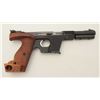 Image 2 : Walther Model OSP semi-automatic target  pistol, .22 short caliber, 6” barrel, blued  finish, wood t
