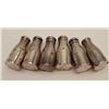 Image 2 : 6 sterling salt shakers weighing 54gms  Est:$100-150
