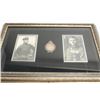 Image 1 : Framed German Flying medal with photos of  “Baron” von Richthofen and Leutnant  Immelmann, approxima