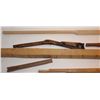 Bonanza lot for antique gunsmith or rifle  maker; original Kentucky ½ stock wood;  Northwest style c