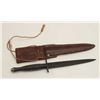 Image 2 : Fairbanks Sykes fighting knife with scabbard  and re-parkerized. By tradition used in  Vietnam by “A