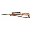Image 5 : Remington Model 504 bolt action rifle, .22LR  caliber, 20.5” barrel, blued finish,  checkered wood s