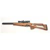 Mirage XLR pellet gun, .177 caliber, 17”  barrel, black finish, checkered wood thumb  hole/open wood
