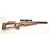 Image 8 : Mirage XLR pellet gun, .177 caliber, 17”  barrel, black finish, checkered wood thumb  hole/open wood
