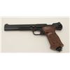 Smith & Wesson Model 79G pellet pistol, .177  caliber, black finish, brown checkered  plastic grips;