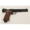 Image 5 : Smith & Wesson Model 79G pellet pistol, .177  caliber, black finish, brown checkered  plastic grips;