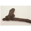Image 5 : Stone and wood war club, approximately 21”  overall; unknown age.    Est.:  $25-$50.