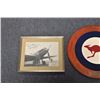 Image 2 : Lot of 3 aviation history pieces including a  framed set of photos from the RAF Eagle  Squadron 121 