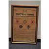 Image 2 : Lot of 4 framed aviation-related items  including a large framed insignia of the  Flying Leatherneck