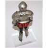 Image 4 : Nicely made miniature suit of armor;  articulated metal and decorated; no fingers;  ca. 1900-1940, o