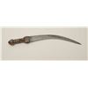 Image 4 : Silver mounted mid-eastern dagger circa late  19th to early 20th century. Measures 18 ½”  overall wi