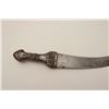 Image 7 : Silver mounted mid-eastern dagger circa late  19th to early 20th century. Measures 18 ½”  overall wi