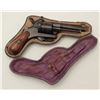 Image 1 : Pinfire revolver in original pipe case,  7.65mm caliber, 3.5” barrel, wood grip,  action needs adjus