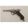 Image 2 : All cast metal spring gun in case, replaced  parts, French 19th Century, approximately  8.5” overall