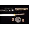 Image 14 : Koto period full polish wakasashi (medium  sword) in traditional mountings. 17” signed  bladewith fr