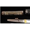 Image 16 : Koto period full polish wakasashi (medium  sword) in traditional mountings. 17” signed  bladewith fr