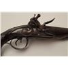 Image 8 : SxS flintlock pistol signed “Matherbe A  Liege” circa 18th century. Measures 12”  overall with 6” ba