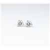 Image 2 : Brilliant ‘IDEAL’ cut diamond earrings  weighing approx. 0.65 carats of E/F colors  and VS clarity s