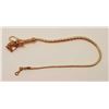 Image 2 : Finely handmade and custom antique pocket  watch chain and horse head fob in 14k rose  gold (unmarke