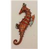 Vintage enamel on silver articulated sea  horse pendent purchased it Italy 1950s-60s.  Est.: $150-$3