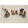Image 1 : 3 Norman Rockwell artwork inspired porcelains  in boxes. Est.: $75-$150
