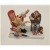 Image 3 : 3 Norman Rockwell artwork inspired porcelains  in boxes. Est.: $75-$150