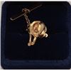 Image 2 : 14k gold horse’s ass tie tac with plated  back. Great 1960’s gag gift. Tibor designs.  Estate consig