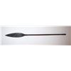 Image 1 : Turn of the Century African iron spear head  and connecting shaft, approximately 29”  overall (spear