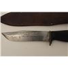 Image 3 : “Geo. Wostenholm & Son, Sheffield, England”  marked British Naval deck knife. Molded hard  rubber gr