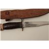 Image 2 : M. Dickinson “Invicta” brand, Sheffield,  England marked WWII era private purchase  fighting knife w