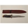 Image 1 : Private purchase WWII era fighting knife by  “Wheatley Bros, Sheffield, England” with  original shea