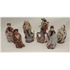 Image 1 : 6 Chinese porcelain figures from old  Pennsylvania estate. Measures approximately  12” in height. So