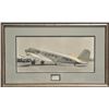 Image 2 : Framed and matted photo of a TWA-marked DC-1,  approximately 17” x 27” overall.     From  the Bill B