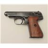 Image 4 : J.P. Sauer Nazi marked Double Action .32 ACP  caliber semi-auto pistol with holster, S/N  326905 sho