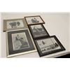Image 1 : Lot of 5 framed early aviation photos  including one signed “To Bill Bettis, Jeff  Bingham”.    From
