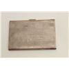 Image 1 : Sterling cigarette case, 195 grams weight.      Est.:  $75-$150.
