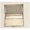 Image 2 : Sterling cigarette case, 195 grams weight.      Est.:  $75-$150.
