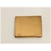 Image 1 : Gold plated cigarette case, 65 grams weight.      Est.:  $100-$200.