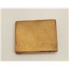Image 2 : Gold plated cigarette case, 65 grams weight.      Est.:  $100-$200.