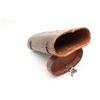 Image 3 : “Huet Paris 1939 No. 462 7x50 Milliemes”  marked binoculars with neck strap. Brown  leather carrier 