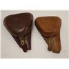 Image 1 : Lot of 2 reproduction Nambu holsters; high  quality.     Est.:  $100-$200.