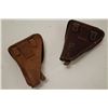 Image 4 : Lot of 2 reproduction Nambu holsters; high  quality.     Est.:  $100-$200.