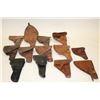 Image 1 : Large lot of military holsters; European,  U.S.; WW II to 1950’s.     Est.:  $150-$300.