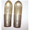 Pair of Indo-Persian metal engraved arm  defenses; ca. 20th Century for parade.       Est.:  $100-$3