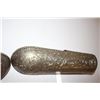 Image 6 : Pair of Indo-Persian metal engraved arm  defenses; ca. 20th Century for parade.       Est.:  $100-$3
