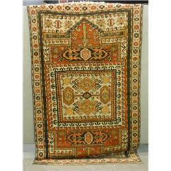 Un tapis Kazak Karabagh, vers 1900....