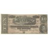 Image 1 : 1864 $10 The Confederate States of America Note T-68 CC