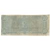 Image 2 : 1864 $10 The Confederate States of America Note T-68 CC
