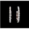 Image 1 : 2.00 ctw Diamond Earrings - 18KT White Gold