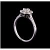 Image 4 : 0.52 ctw Diamond Ring - 14KT White Gold